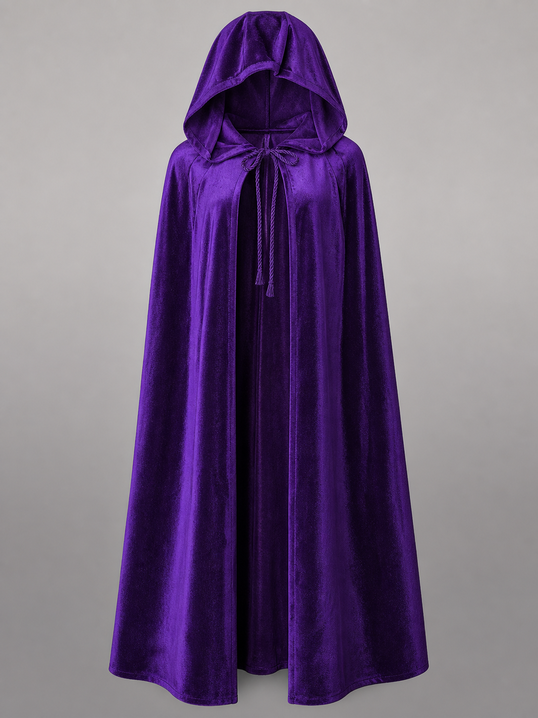 Purple Hooded Carnival Cape