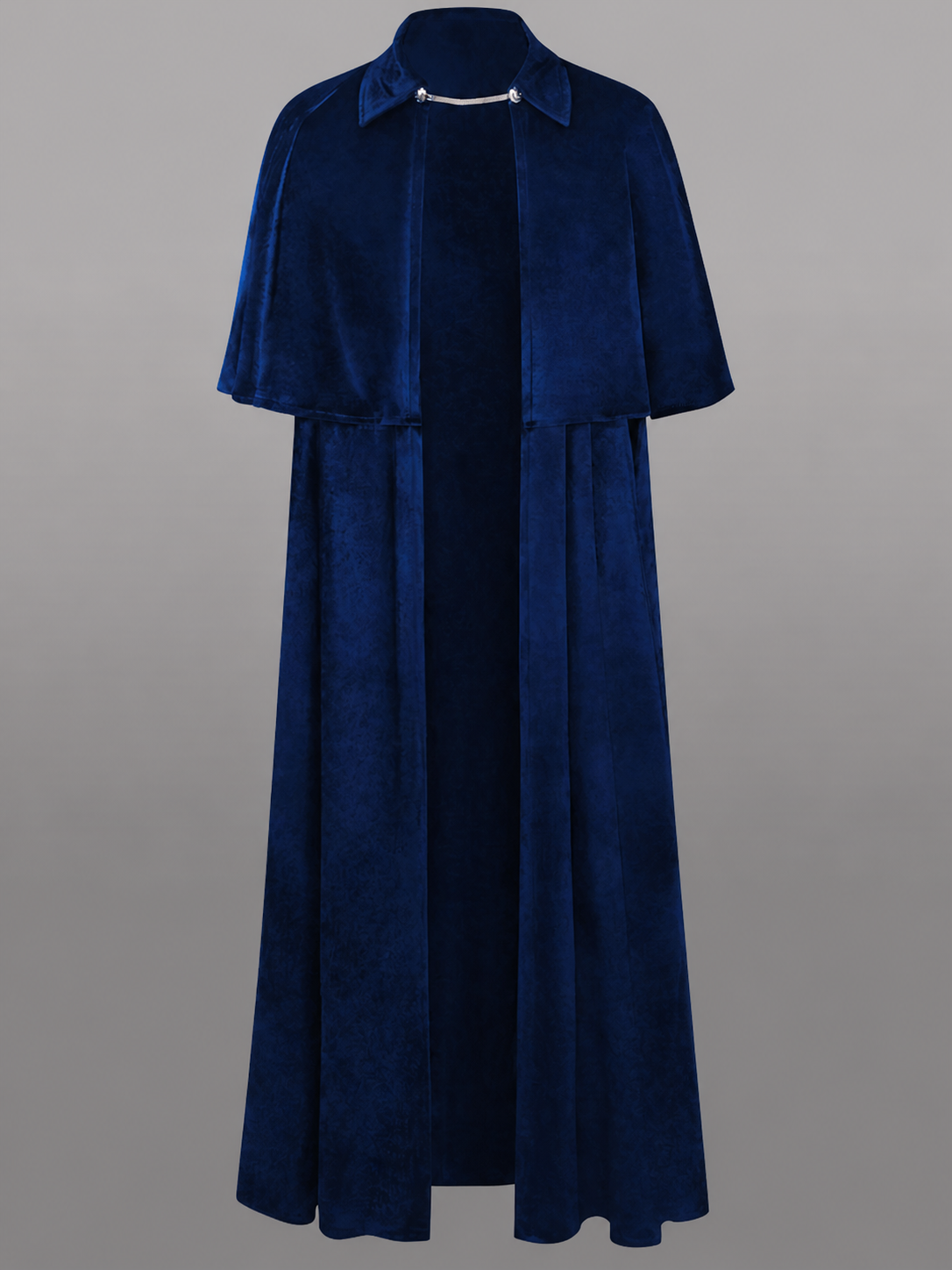 Long Dark Navy Carnival Cloak