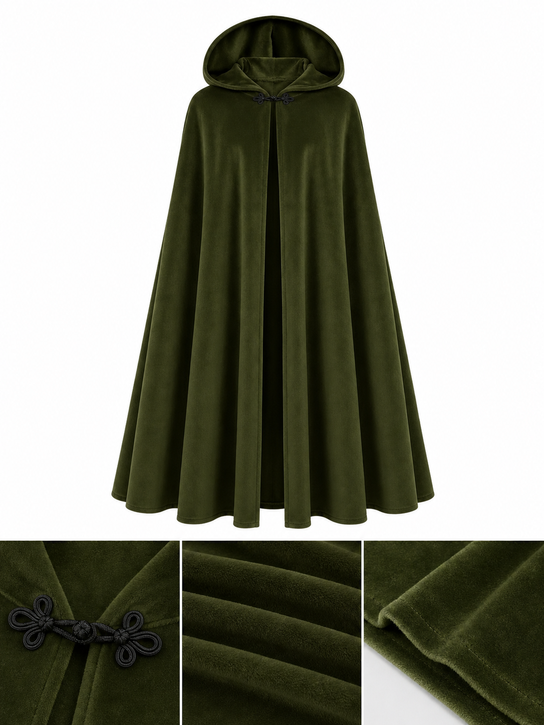 Green Hooded Carnival Cloak, Theatrical