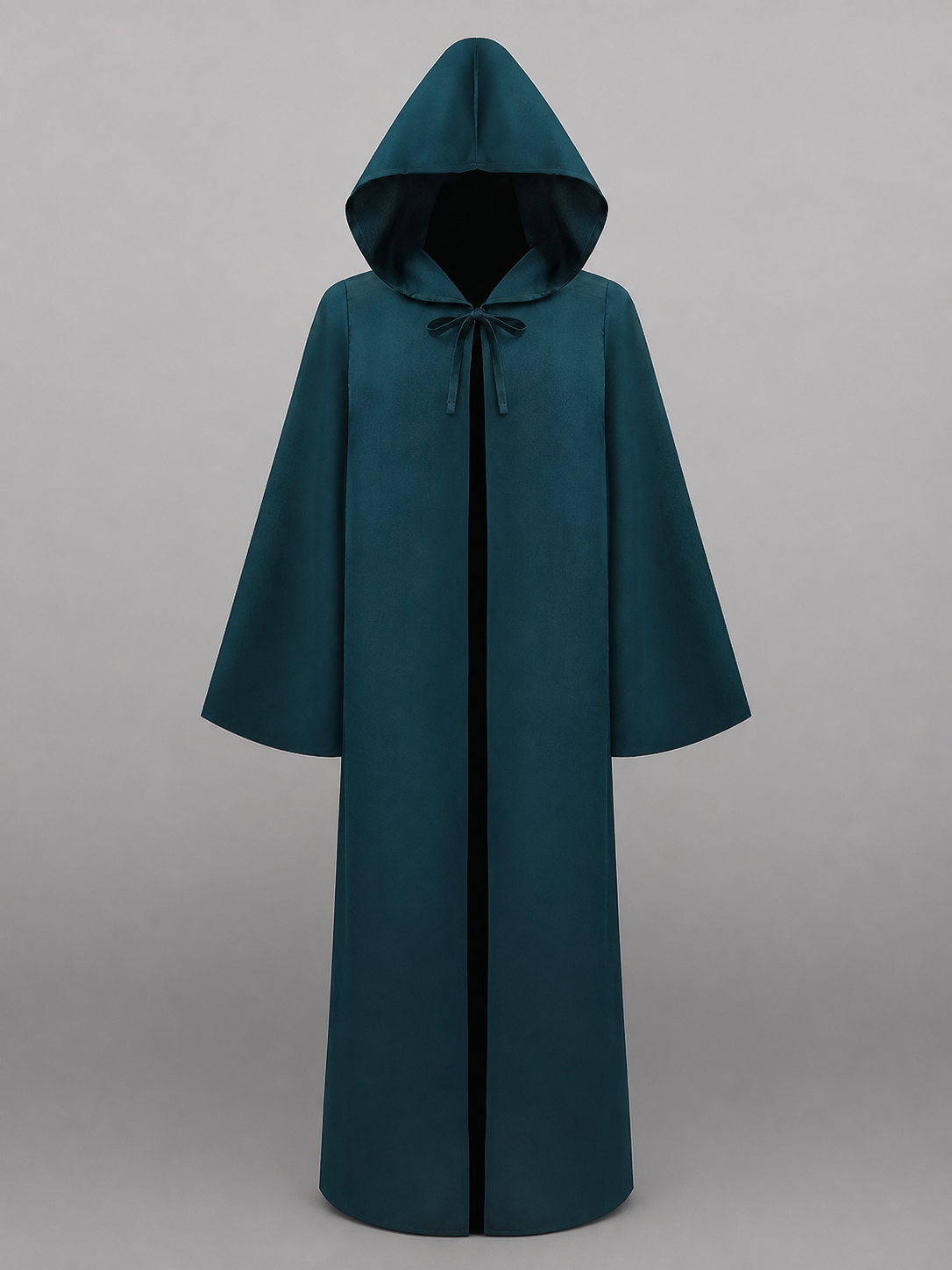 Dark Teal Carnival Hooded Cape