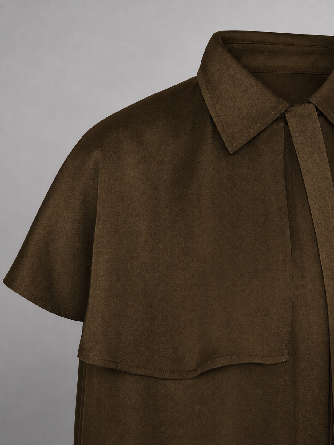 Brown Hooded Carnival Cloak