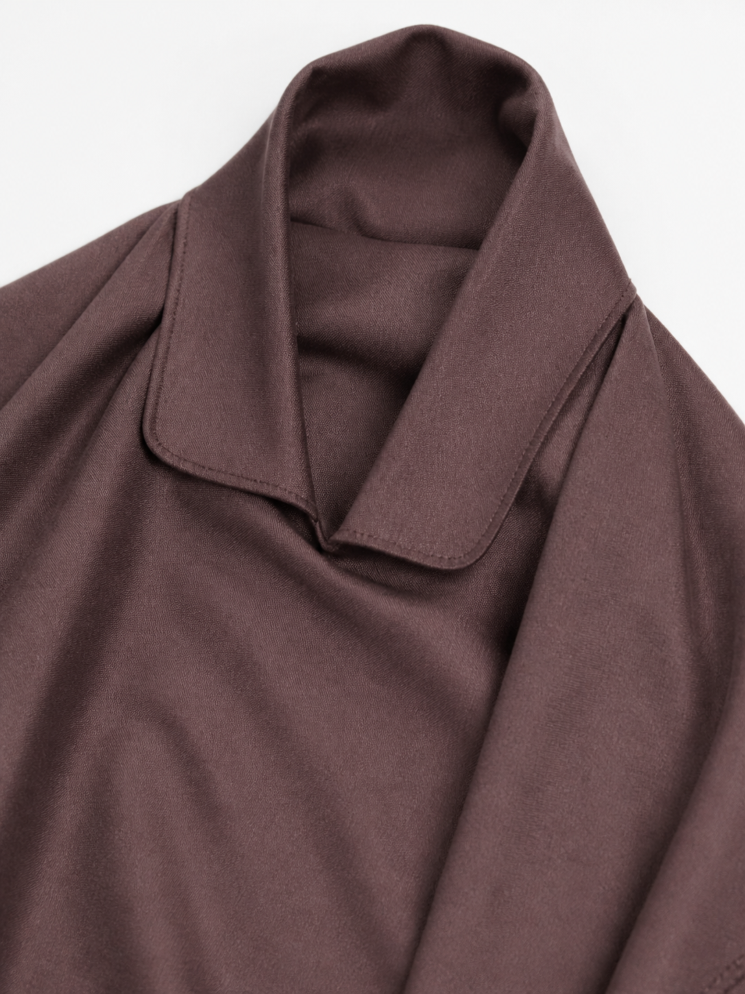 Dark Brown Hooded Carnival Cloak