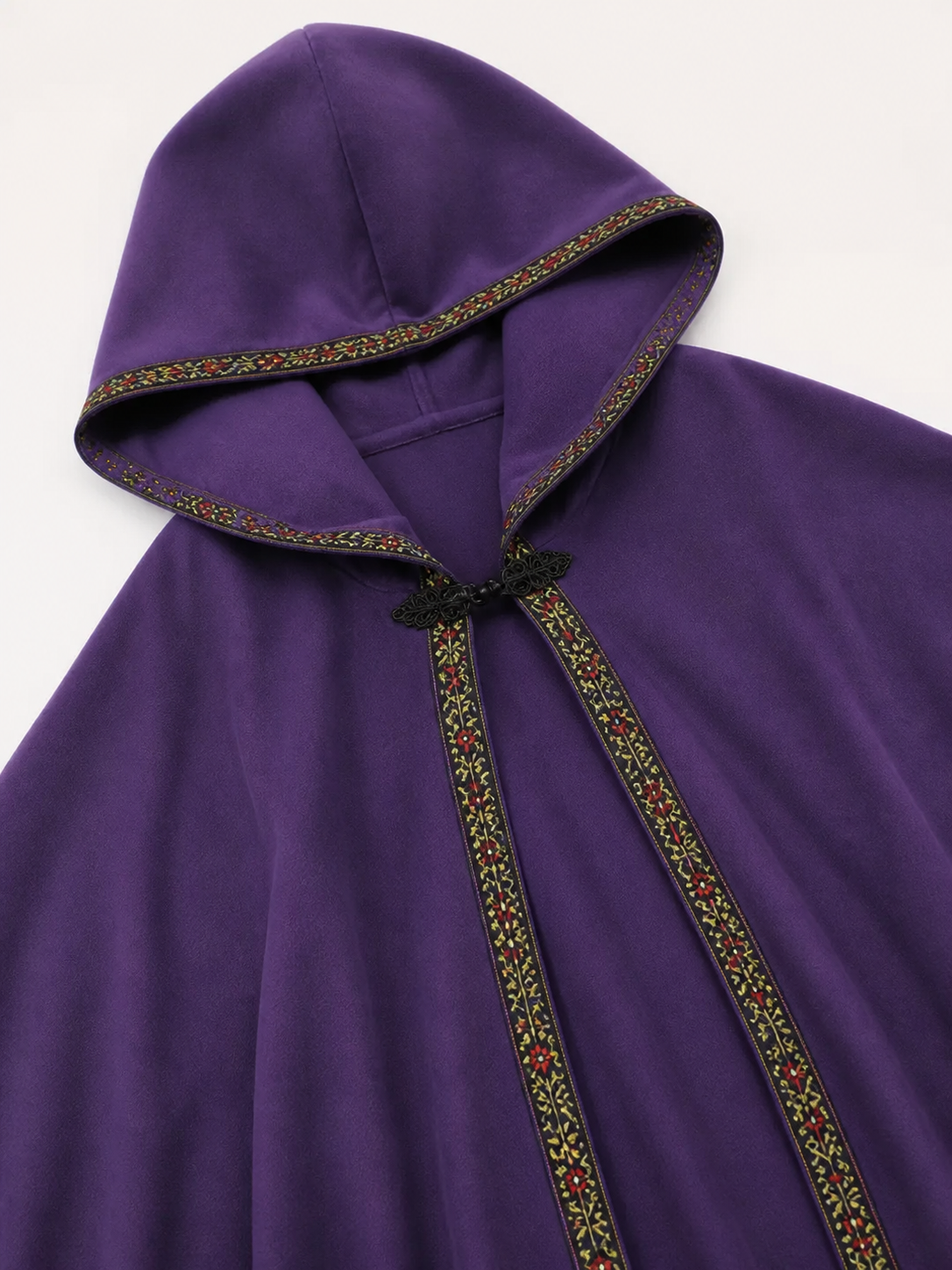 Purple Hooded Velvet Costume Cape product view 53