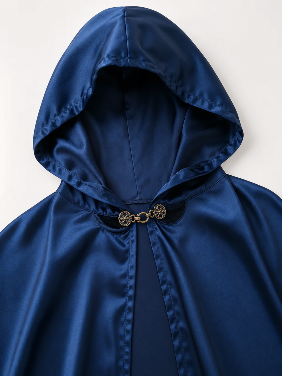 Blue Carnival Hooded Cape for Stage