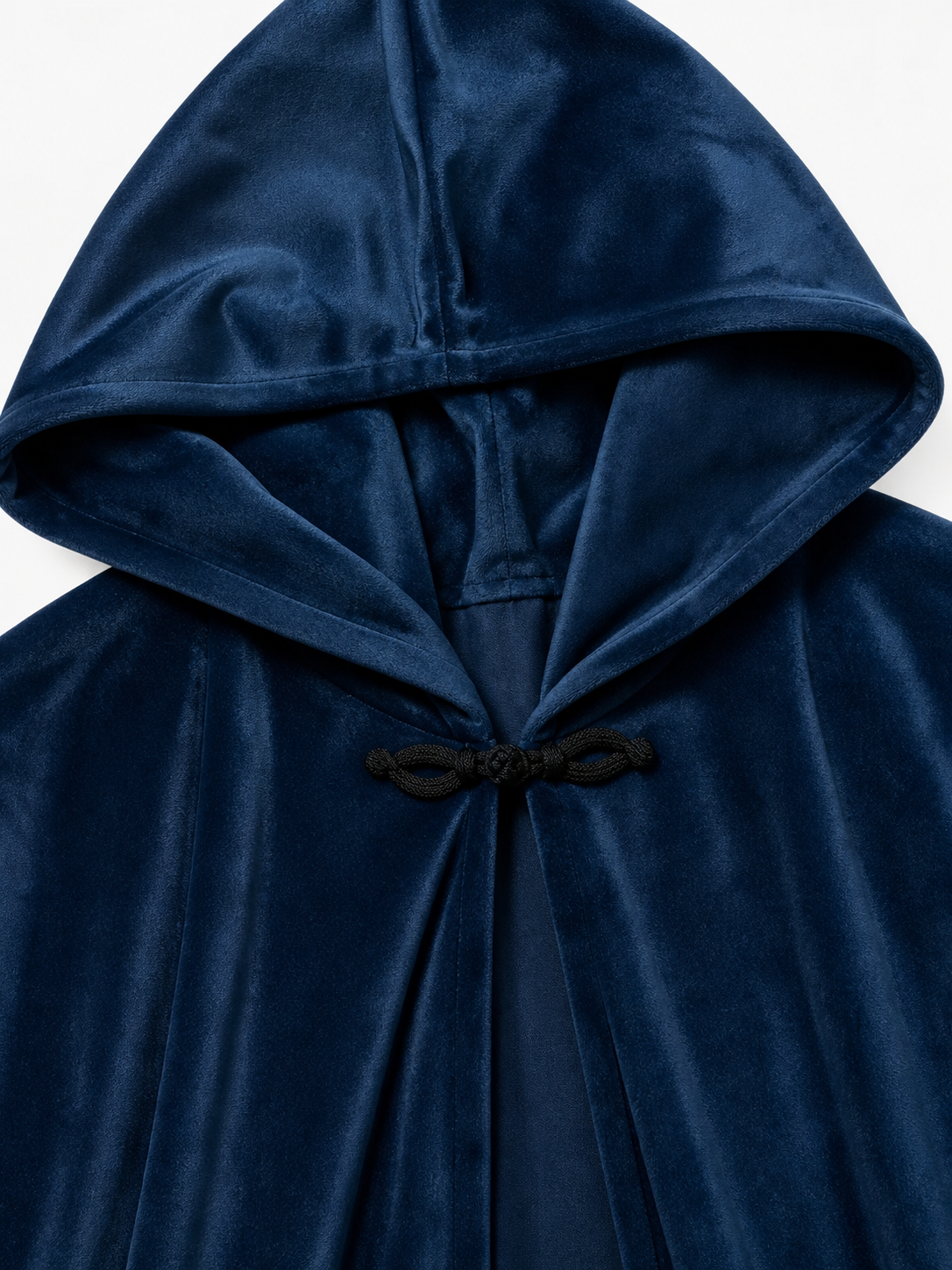 Blue Medieval Hooded Costume Cloak