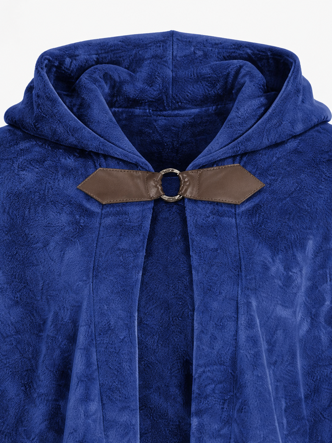 Blue Hooded Carnival Cloak for Cosplay