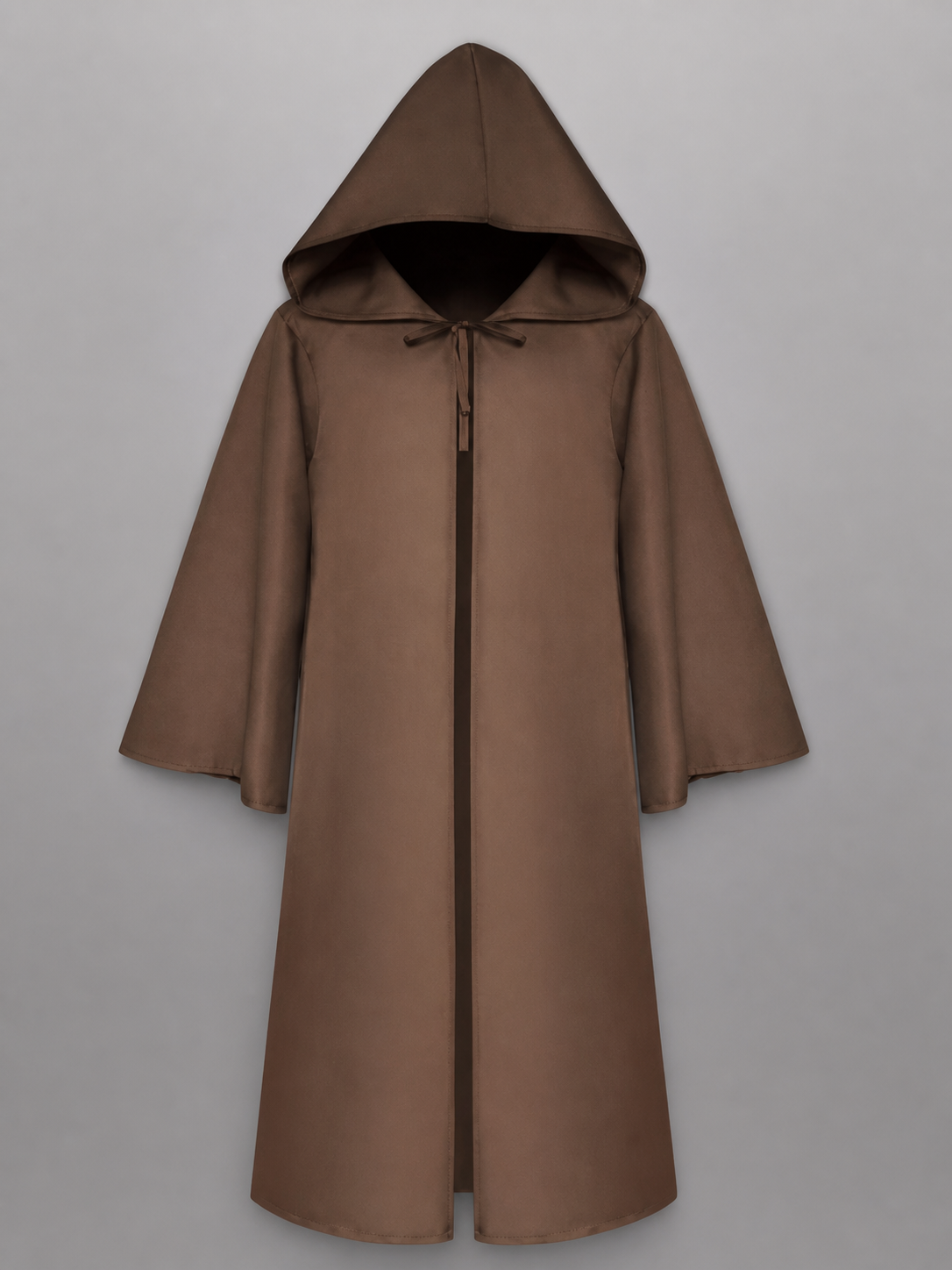 Brown Hooded Medieval Carnival Cloak