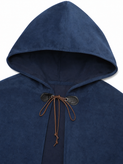Blue Hooded Carnival Cloak, Medieval