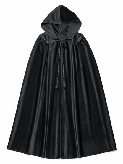 Black Hooded Costume Cape, Cosplay