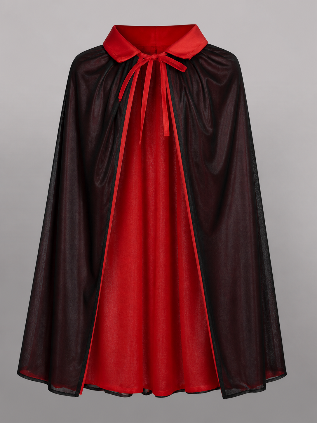 Black and Red Pirate Carnival Cloak