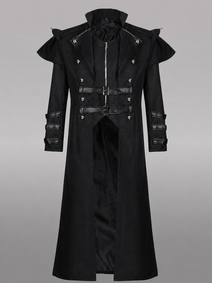 Long Black Gothic Carnival Cape