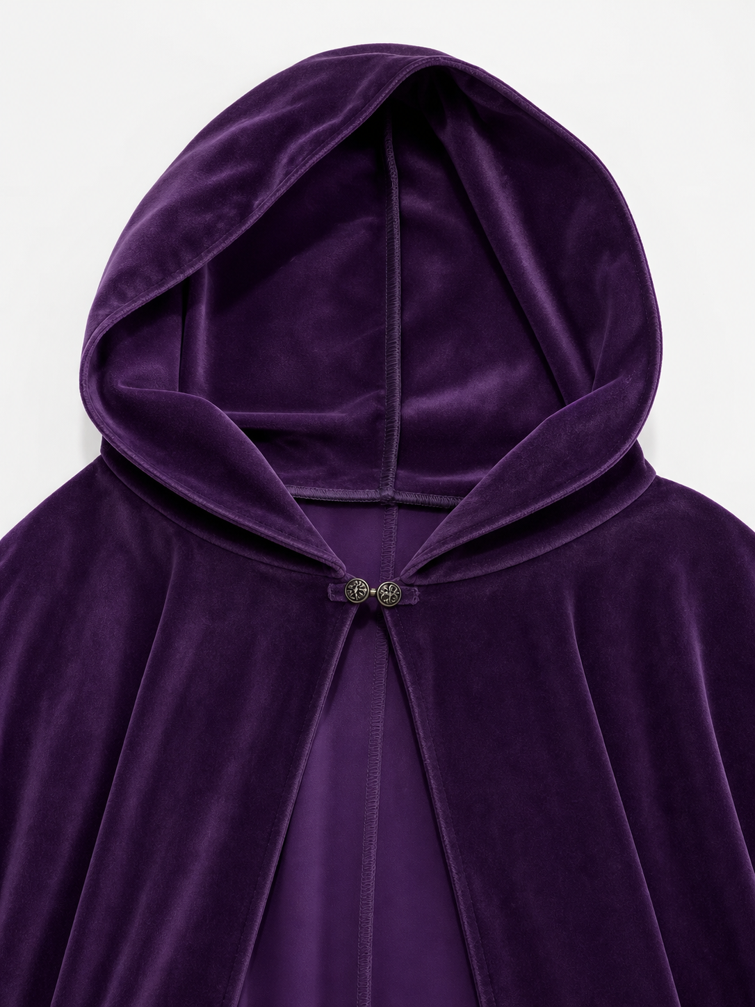 Purple Carnival Cloak with Hood