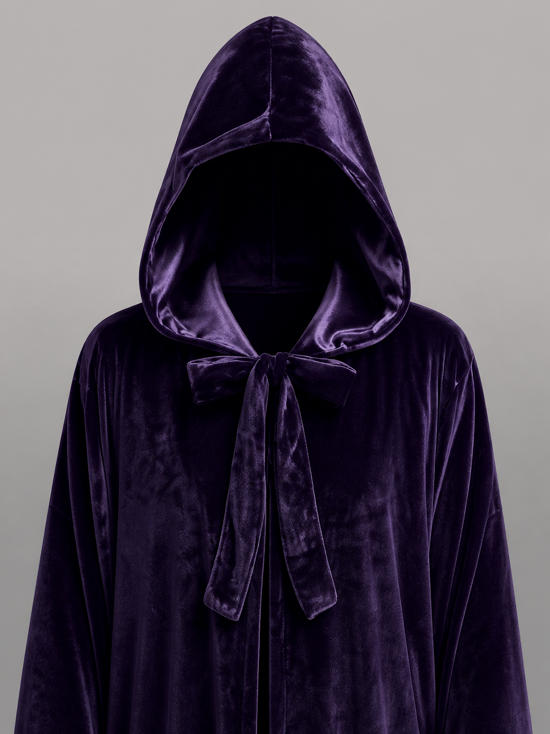Purple Hooded Carnival Cloak for Cosplay