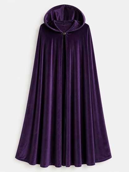 Purple Carnival Cloak with Hood
