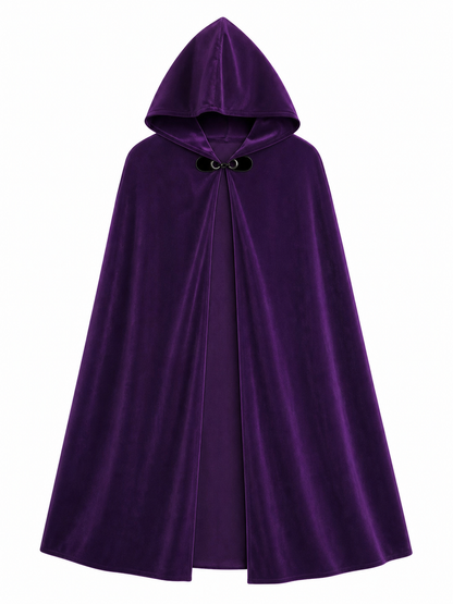 Purple Costume Cloak with Hood