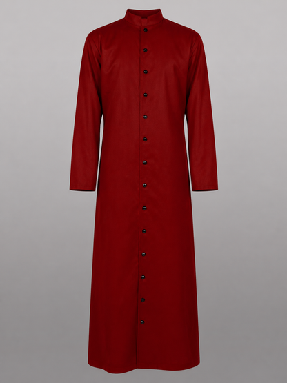 Dark Red Carnival Cloak with Hood