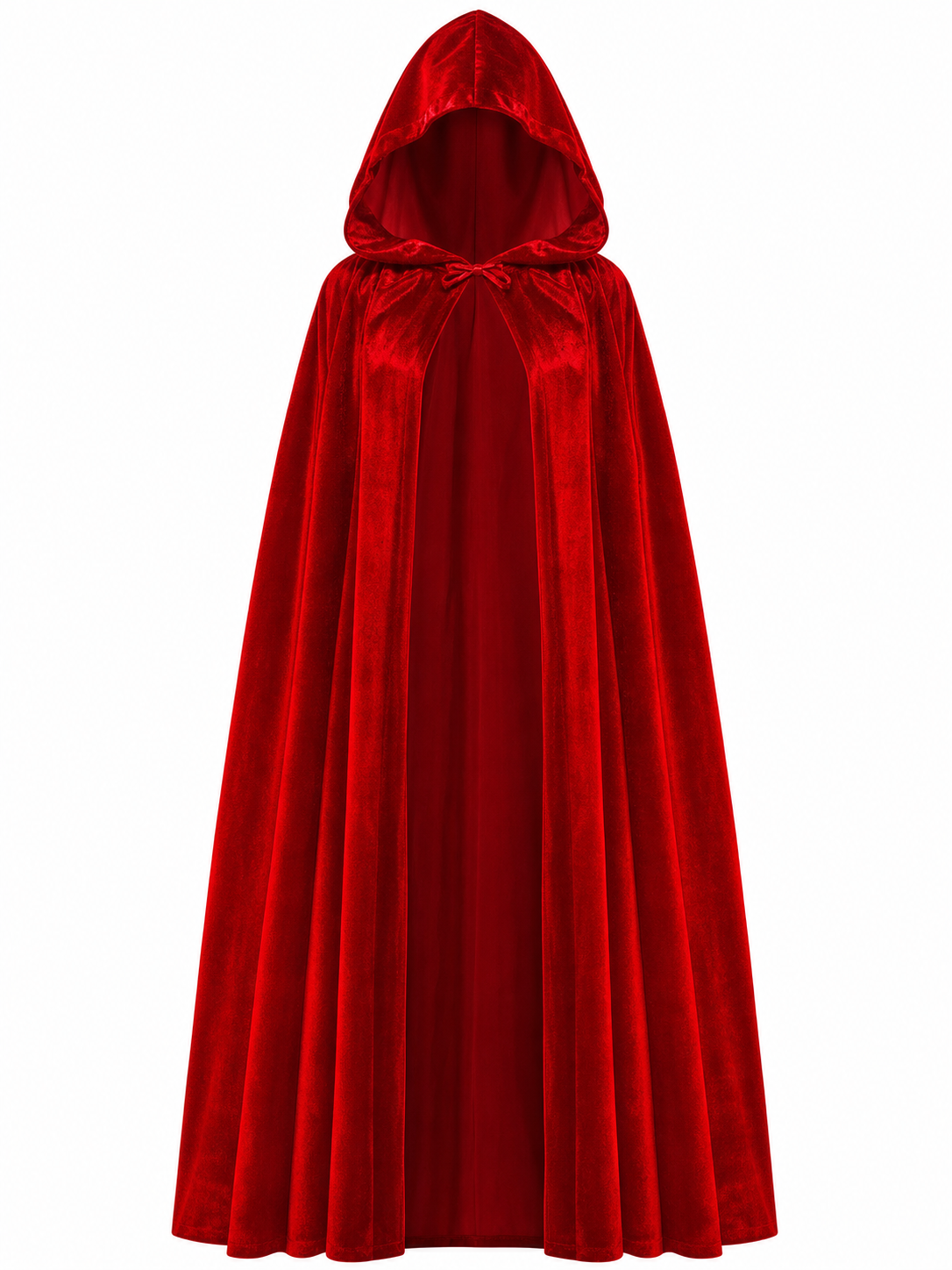 Red Hooded Carnival Cloak for Cosplay