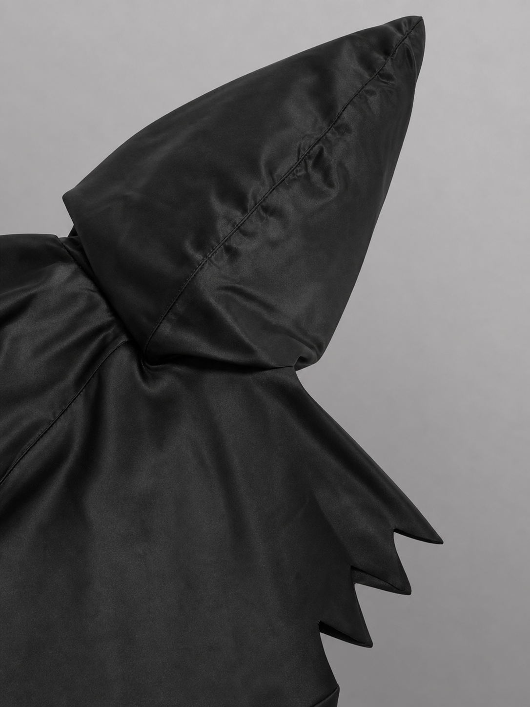 Black Hooded Carnival Cloak for Cosplay