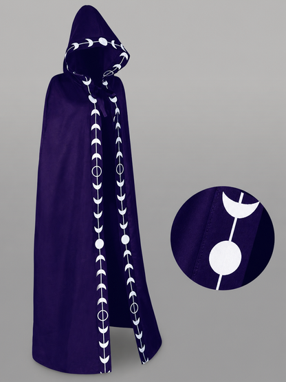 Purple Carnival Cloak with Hood