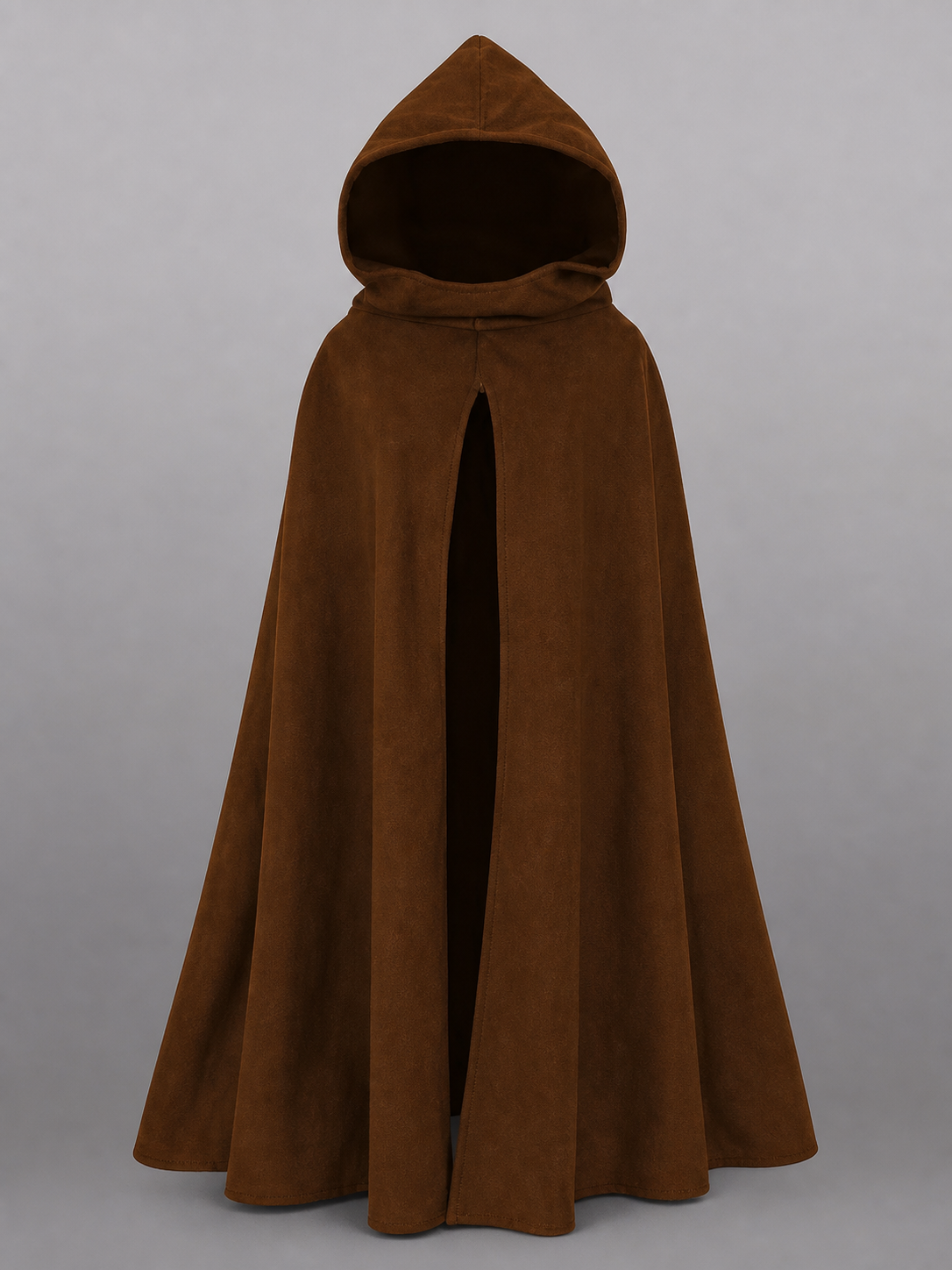 Brown Carnival Cloak with Hood