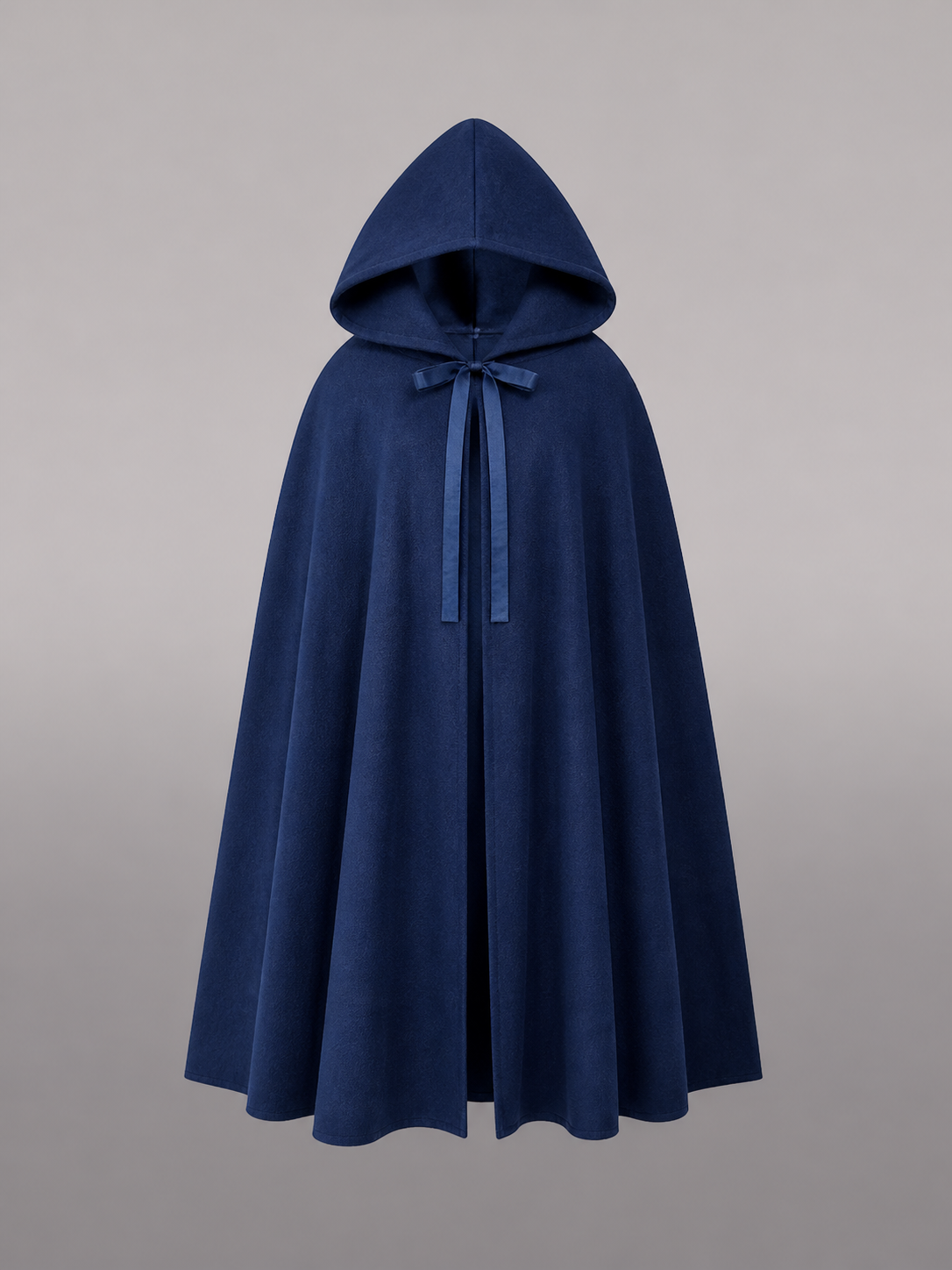 Blue Hooded Medieval Carnival Cloak