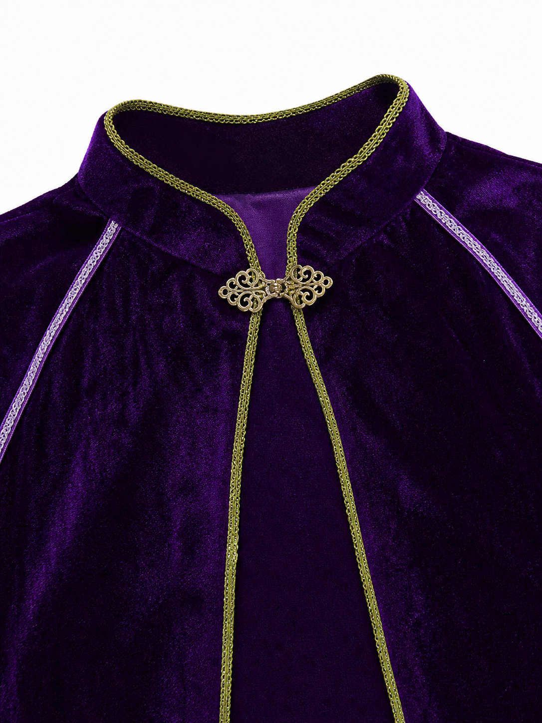 Purple Carnival Cloak with Hood
