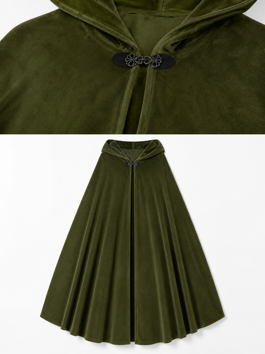 Green Hooded Carnival Cloak, Theatrical