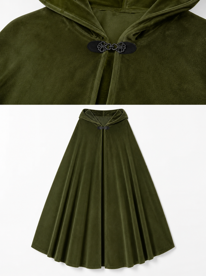 Green Hooded Carnival Cloak, Theatrical