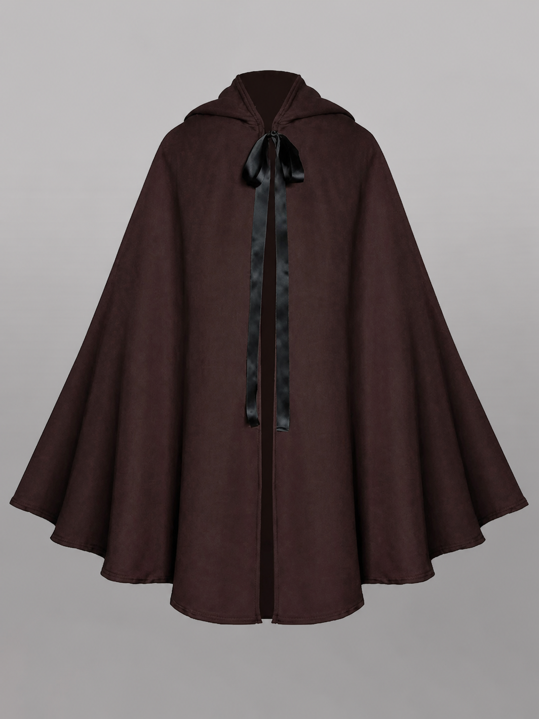 Brown Carnival Cloak with Hood