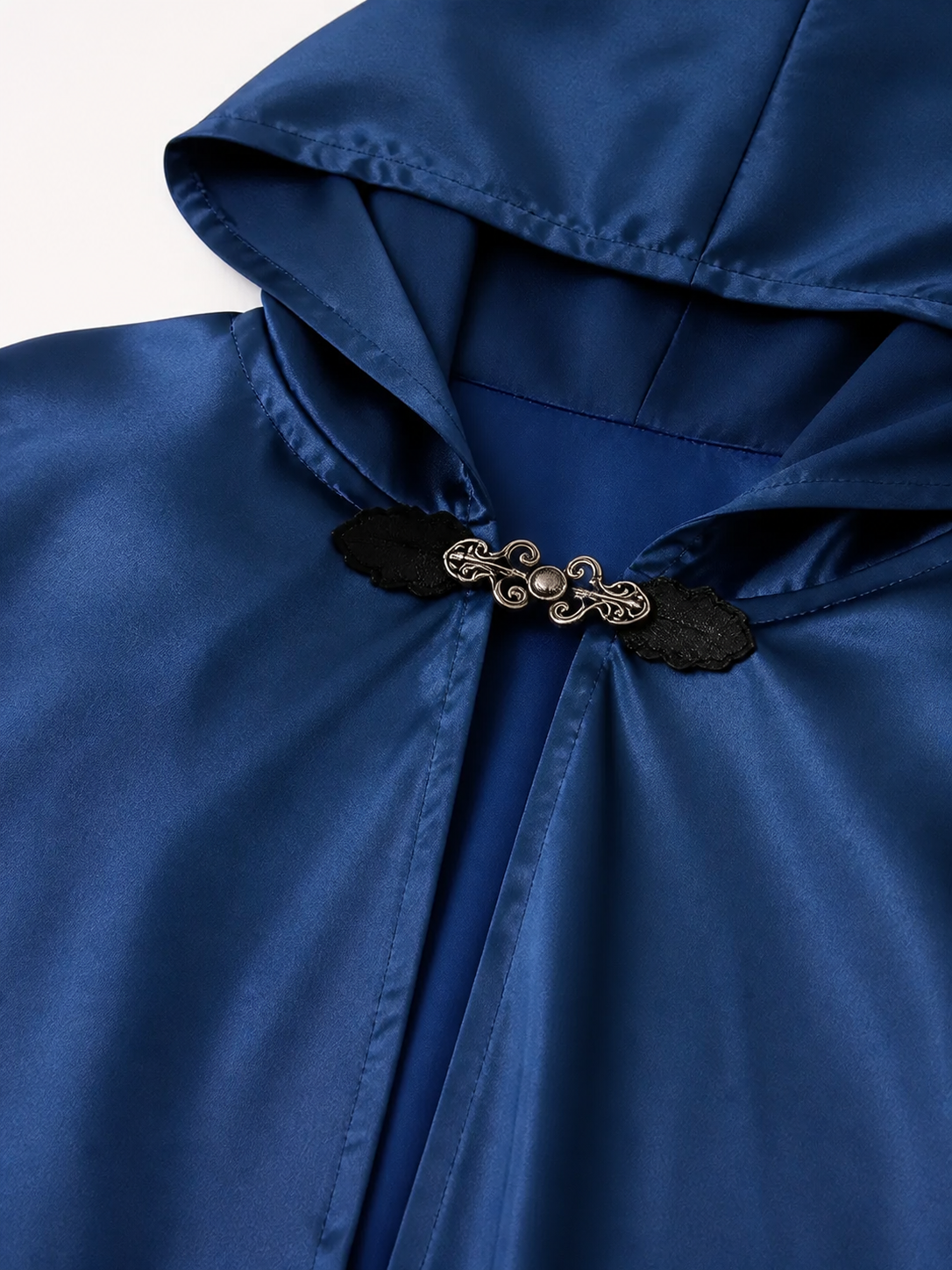 Blue Carnival Hooded Cape for Stage