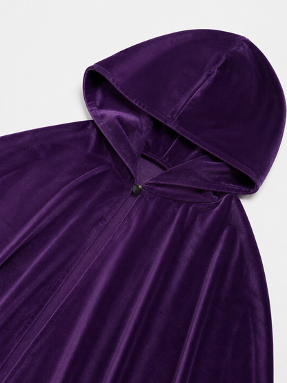 Purple Carnival Cloak with Hood