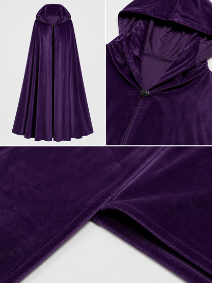 Purple Carnival Cloak with Hood
