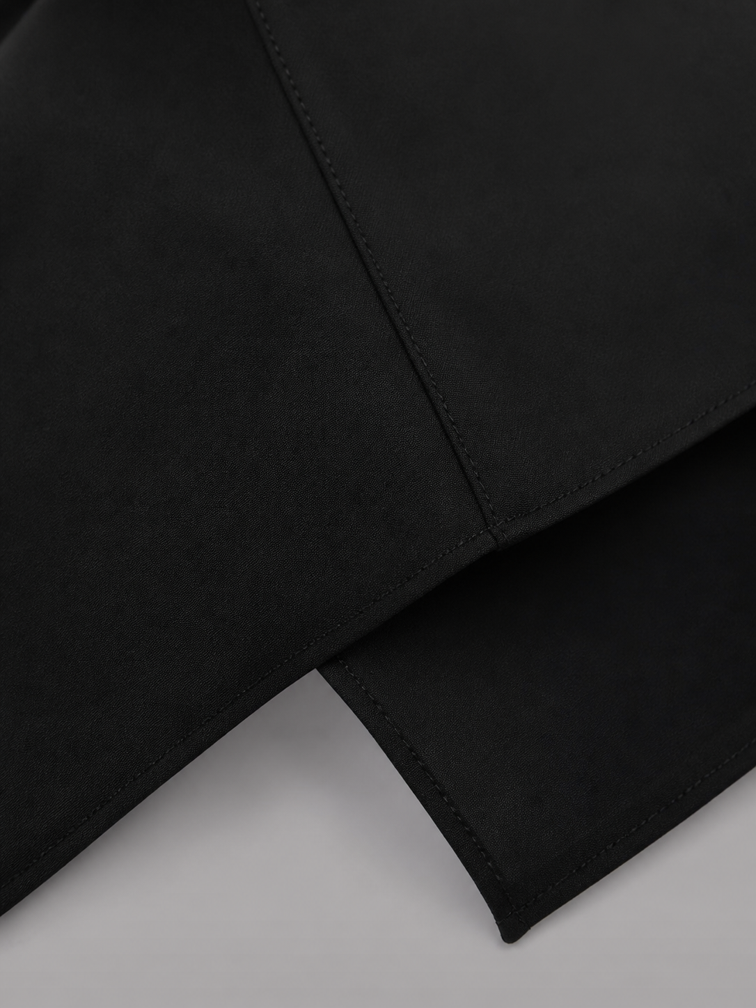 Black Triangular Hooded Cloak for Cosplay