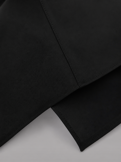 Black Triangular Hooded Cloak for Cosplay