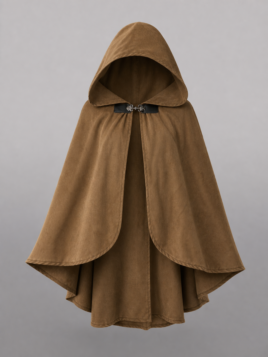 Brown Hooded Costume Cloak