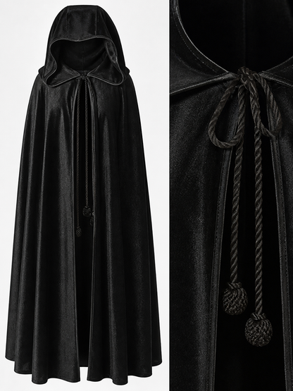 Black Hooded Costume Cape, Cosplay