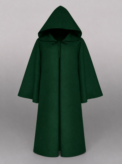 Green Carnival Cloak with Hood