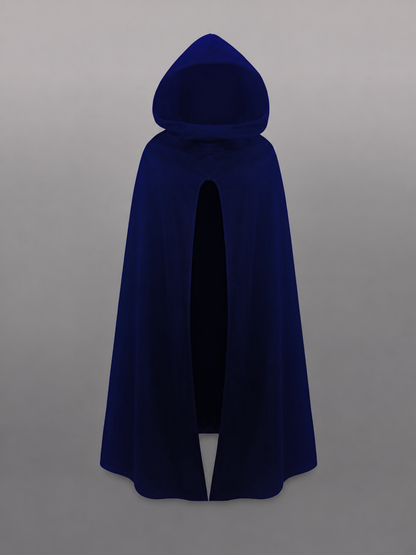 Dark Navy Carnival Cloak with Hood