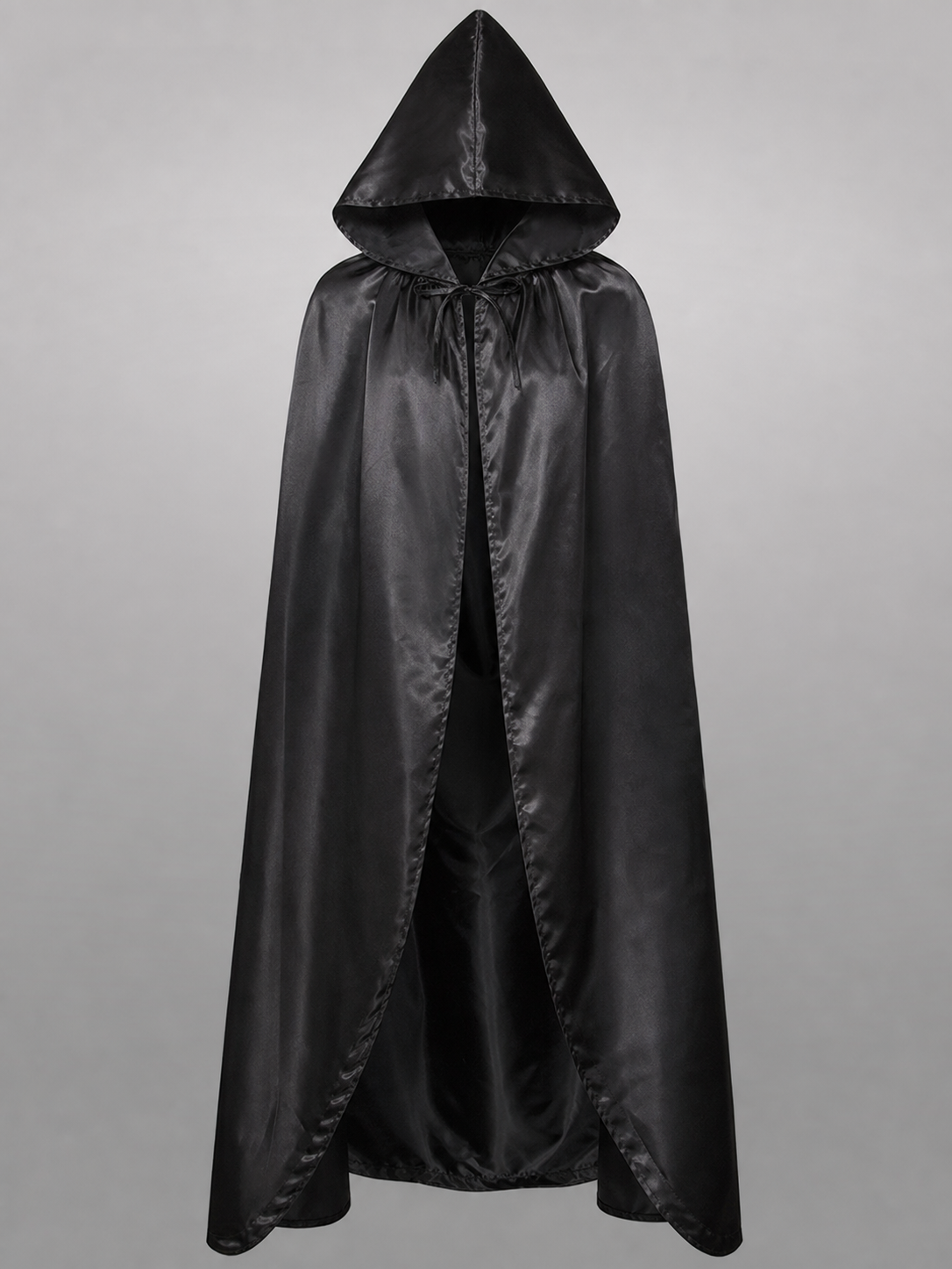 Black Costume Cloak with Large Hood