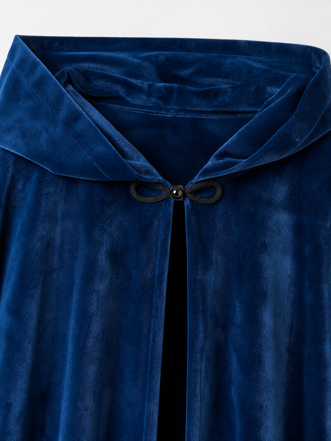 Blue Medieval Hooded Costume Cloak