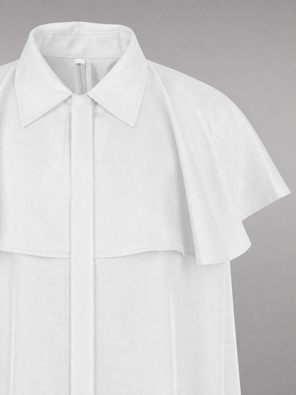 White Costume Cloak, Shirt Dress