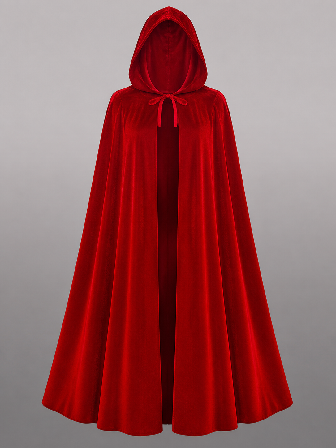 Red Hooded Carnival Cloak for Cosplay