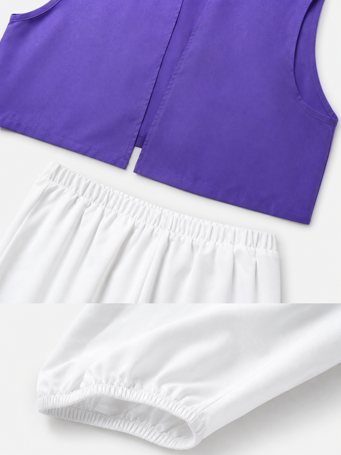 Aladdin Costume with Vest, Harem Pants, and Sash