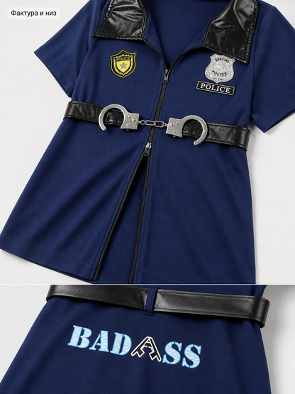 Police Costume for Cosplay and Theme Parties