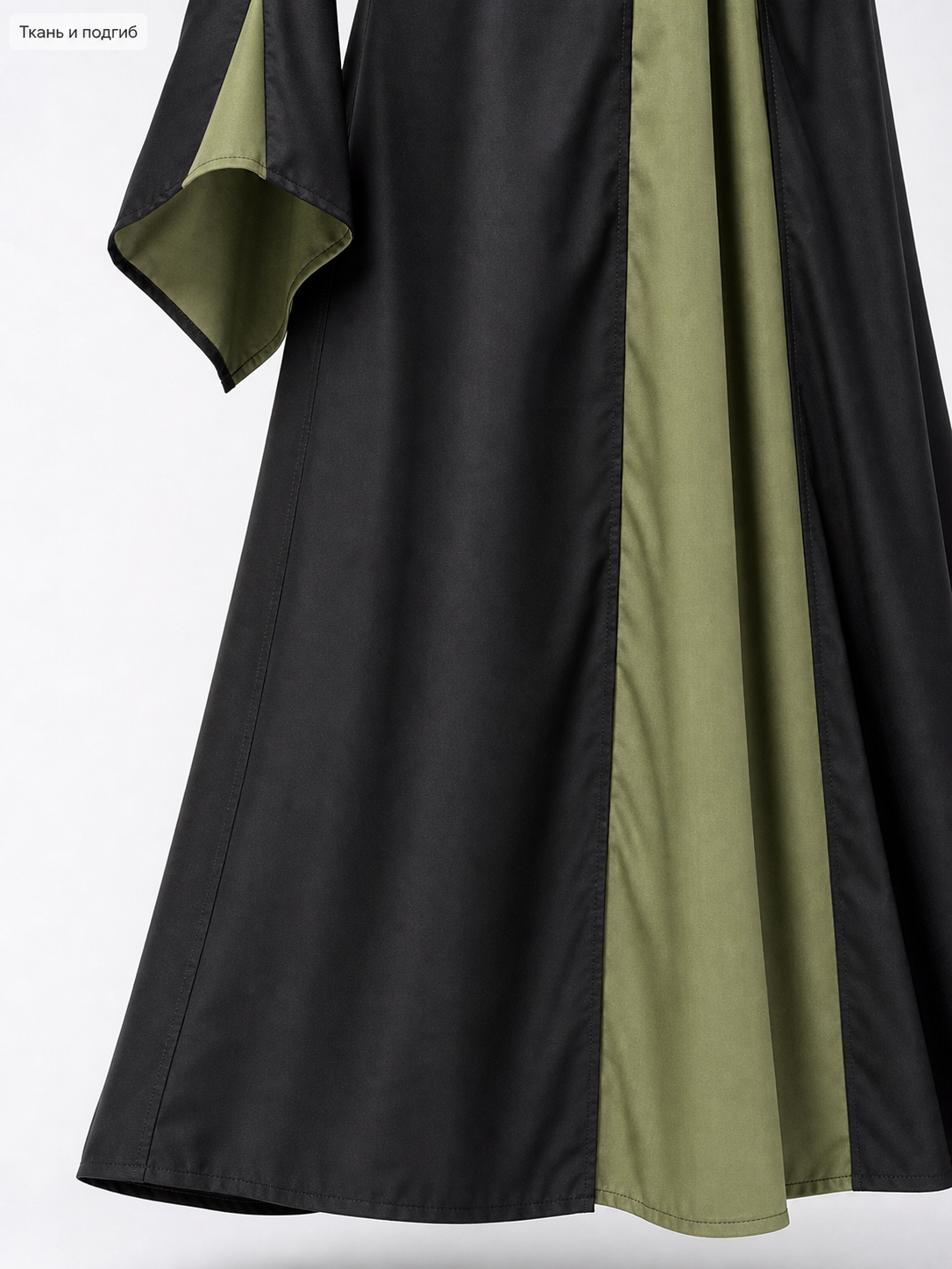 Long Witch Costume Dress for Halloween with Hat