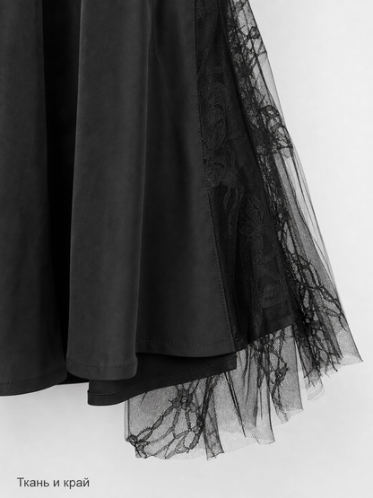 Gothic Angel Halloween Costume with Wings