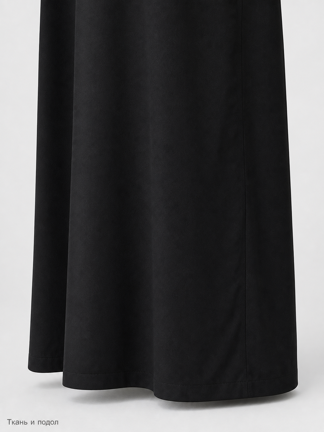 Halloween priest costume, black robe with collar