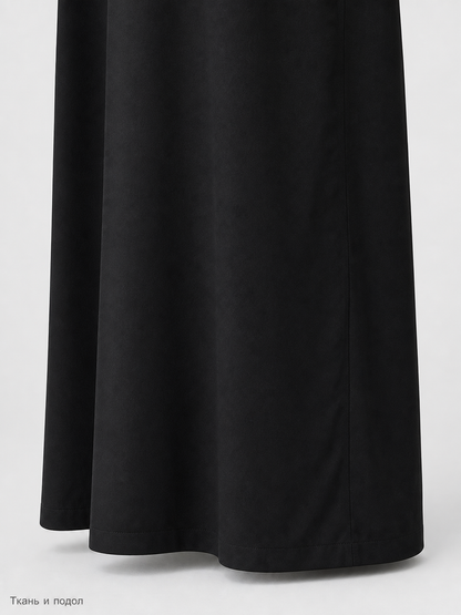 Halloween priest costume, black robe with collar