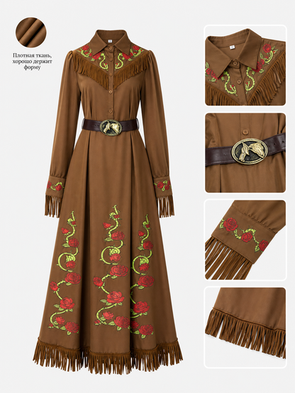 Western-style carnival dress with hat
