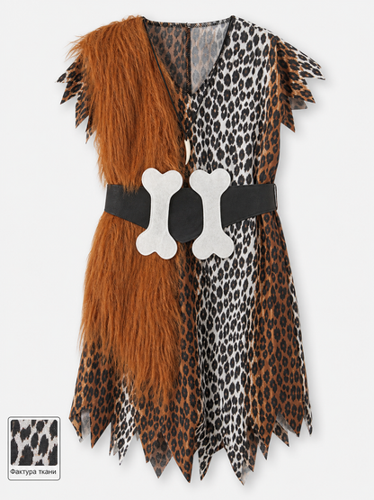 Kids Caveman Costume with Accessories